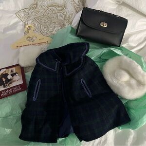 American Girl Plaid Cape and Accessories Set